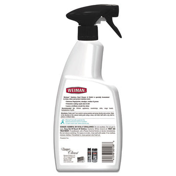 WEIMAN® Stainless Steel Cleaner And Polish, Floral Scent, 22 Oz Trigger Spray Bottle freeshipping - TVN Wholesale